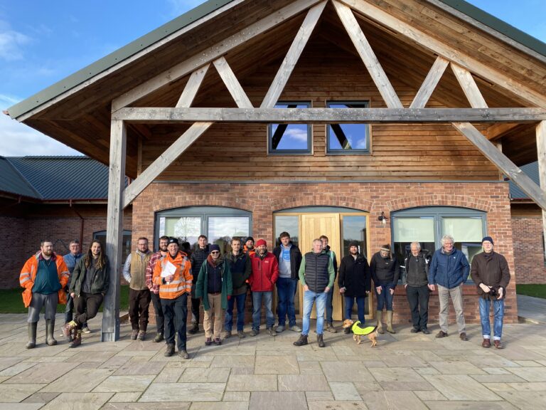 Sawmillers visit Grosvenor's Eaton Estate in Cheshire - Woodknowledge Wales